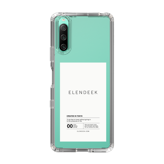 Slim Protection Case［ ELENDEEK - Logo Sticker - White ］