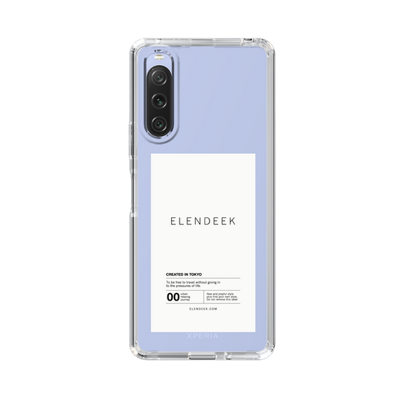 Slim Protection Case［ ELENDEEK - Logo Sticker - White ］