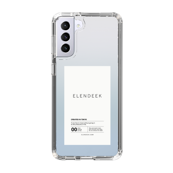 Slim Protection Case［ ELENDEEK - Logo Sticker - White ］