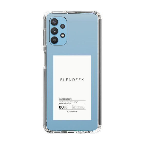 Slim Protection Case［ ELENDEEK - Logo Sticker - White ］