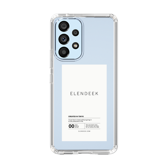 Slim Protection Case［ ELENDEEK - Logo Sticker - White ］