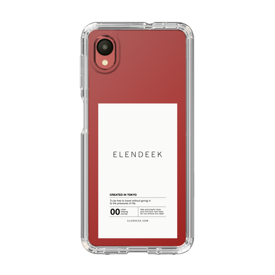 Slim Protection Case［ ELENDEEK - Logo Sticker - White ］