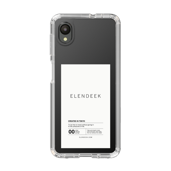 Slim Protection Case［ ELENDEEK - Logo Sticker - White ］
