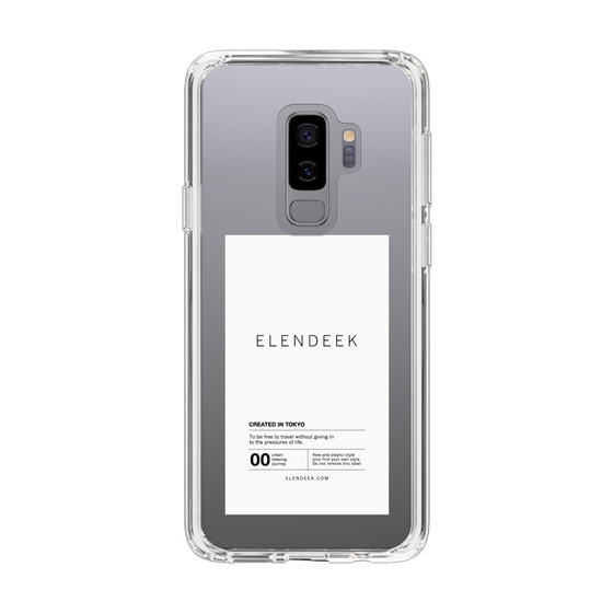 Slim Protection Case［ ELENDEEK - Logo Sticker - White ］
