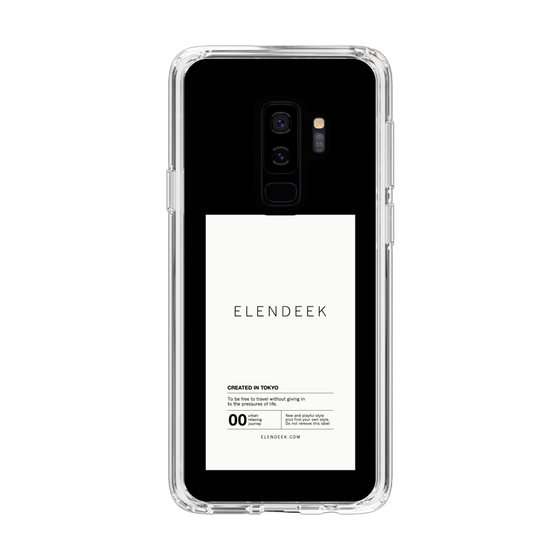 Slim Protection Case［ ELENDEEK - Logo Sticker - White ］