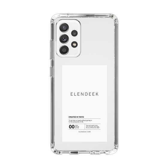 Slim Protection Case［ ELENDEEK - Logo Sticker - White ］