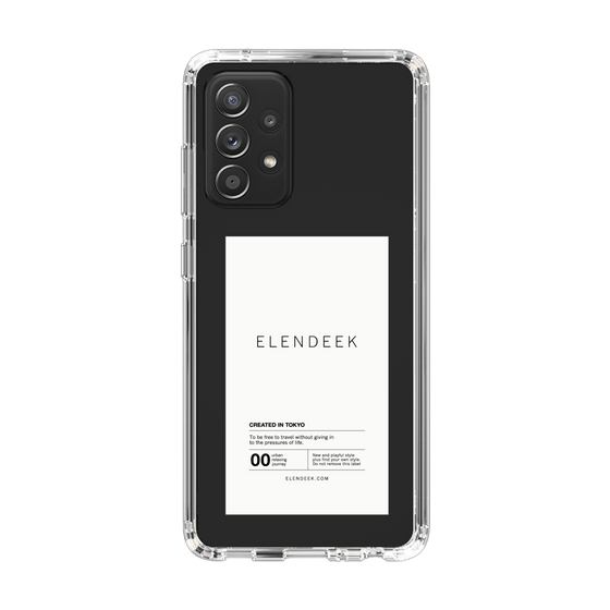 Slim Protection Case［ ELENDEEK - Logo Sticker - White ］
