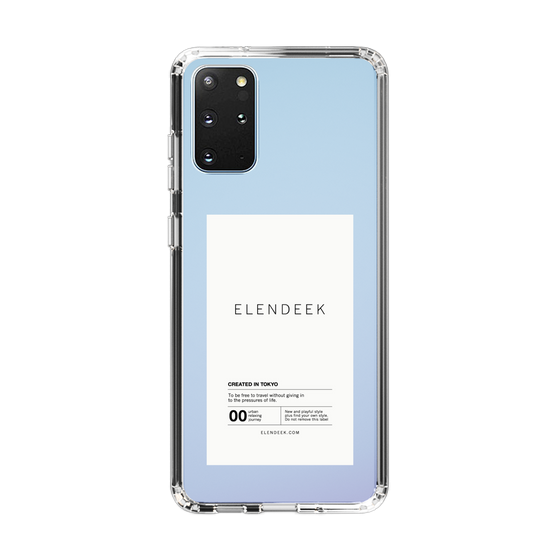 Slim Protection Case［ ELENDEEK - Logo Sticker - White ］