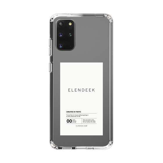 Slim Protection Case［ ELENDEEK - Logo Sticker - White ］
