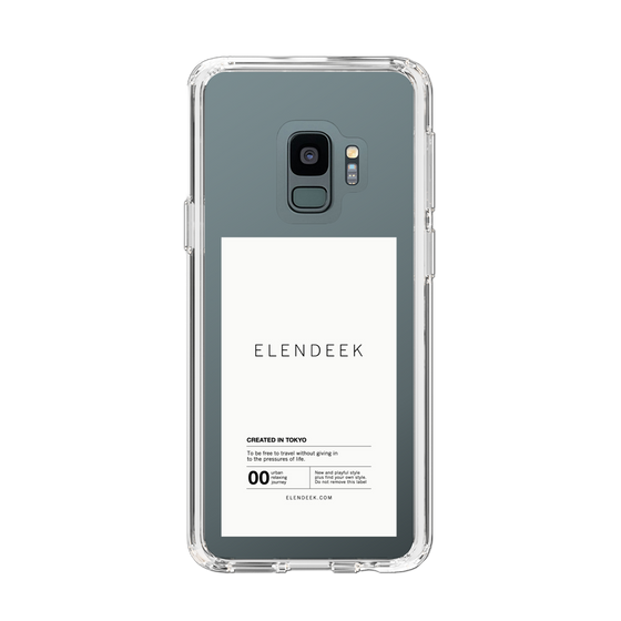 Slim Protection Case［ ELENDEEK - Logo Sticker - White ］