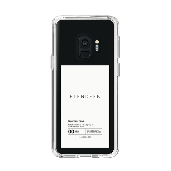 Slim Protection Case［ ELENDEEK - Logo Sticker - White ］