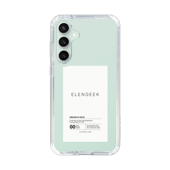 Slim Protection Case［ ELENDEEK - Logo Sticker - White ］