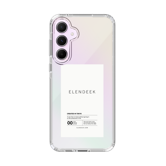Slim Protection Case［ ELENDEEK - Logo Sticker - White ］