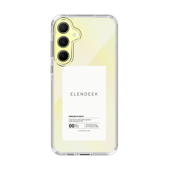 Slim Protection Case［ ELENDEEK - Logo Sticker - White ］