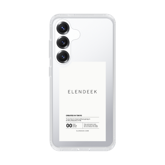 Slim Protection Case［ ELENDEEK - Logo Sticker - White ］