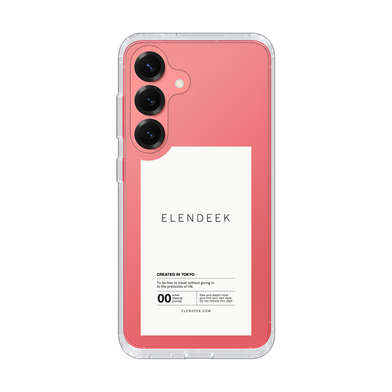 Slim Protection Case［ ELENDEEK - Logo Sticker - White ］