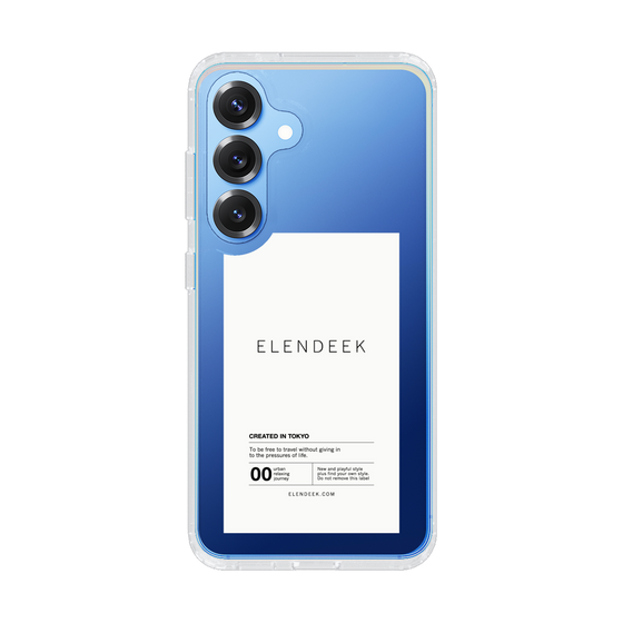 Slim Protection Case［ ELENDEEK - Logo Sticker - White ］