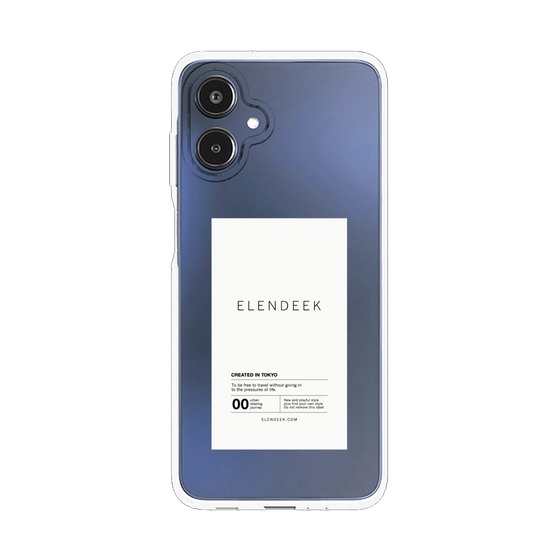 Slim Protection Case［ ELENDEEK - Logo Sticker - White ］