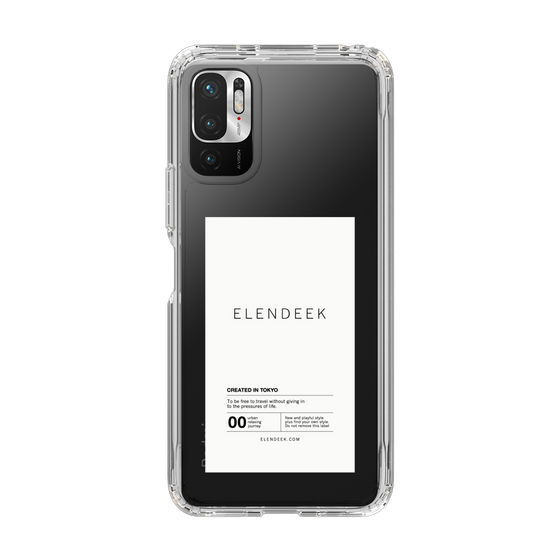 Slim Protection Case［ ELENDEEK - Logo Sticker - White ］