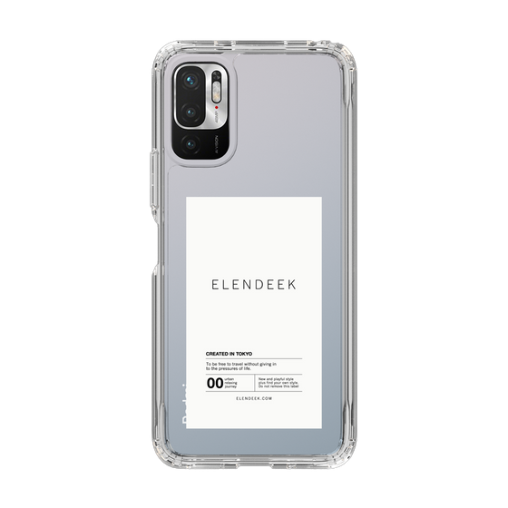 Slim Protection Case［ ELENDEEK - Logo Sticker - White ］