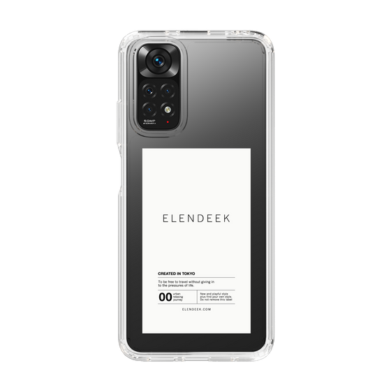 Slim Protection Case［ ELENDEEK - Logo Sticker - White ］