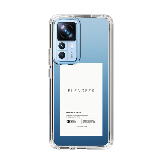 Slim Protection Case［ ELENDEEK - Logo Sticker - White ］