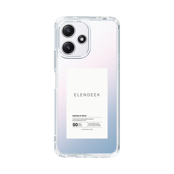Slim Protection Case［ ELENDEEK - Logo Sticker - White ］
