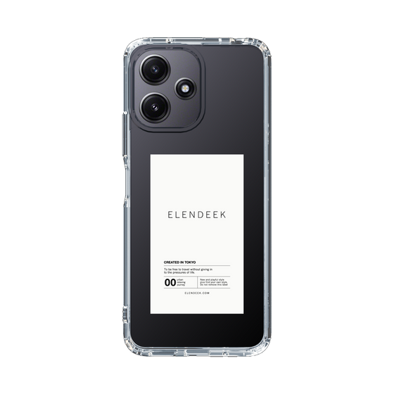 Slim Protection Case［ ELENDEEK - Logo Sticker - White ］