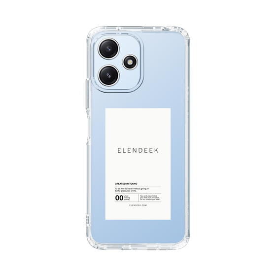 Slim Protection Case［ ELENDEEK - Logo Sticker - White ］