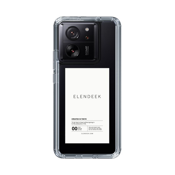 Slim Protection Case［ ELENDEEK - Logo Sticker - White ］