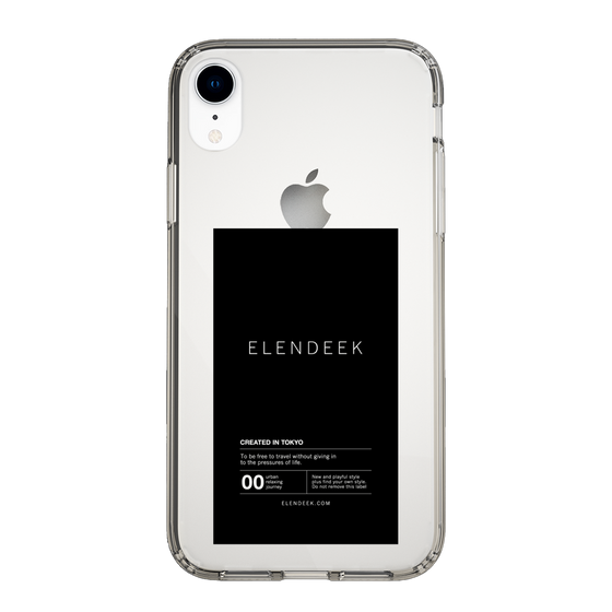Slim Protection Case［ ELENDEEK - Logo Sticker - Black ］