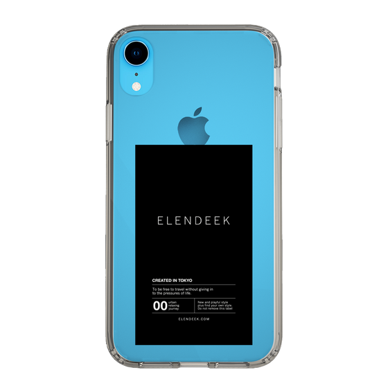 Slim Protection Case［ ELENDEEK - Logo Sticker - Black ］