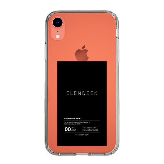 Slim Protection Case［ ELENDEEK - Logo Sticker - Black ］