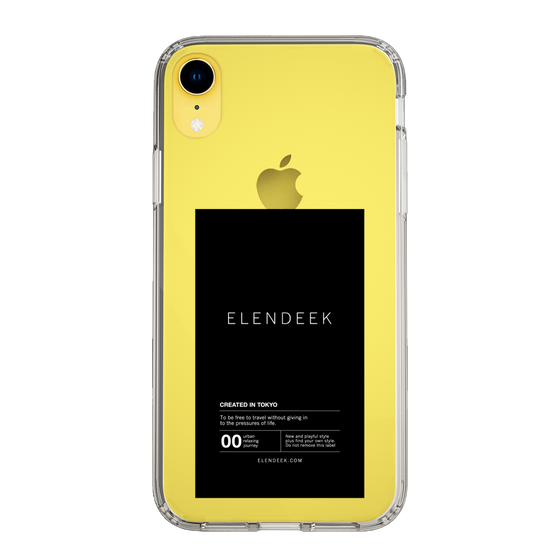 Slim Protection Case［ ELENDEEK - Logo Sticker - Black ］
