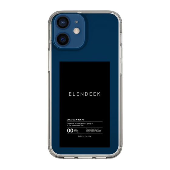 Slim Protection Case［ ELENDEEK - Logo Sticker - Black ］