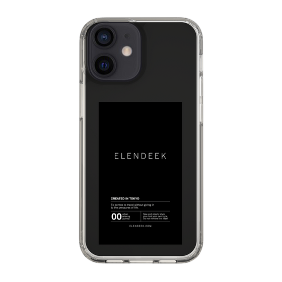 Slim Protection Case［ ELENDEEK - Logo Sticker - Black ］