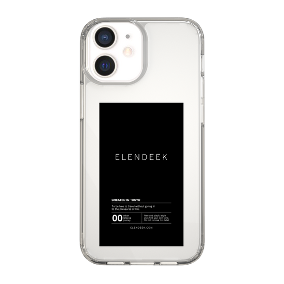 Slim Protection Case［ ELENDEEK - Logo Sticker - Black ］