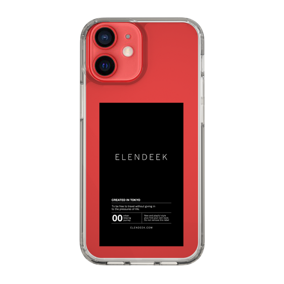 Slim Protection Case［ ELENDEEK - Logo Sticker - Black ］