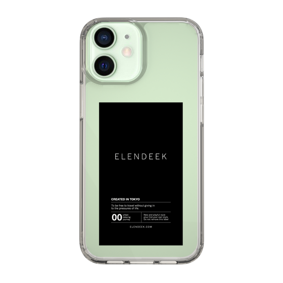 Slim Protection Case［ ELENDEEK - Logo Sticker - Black ］