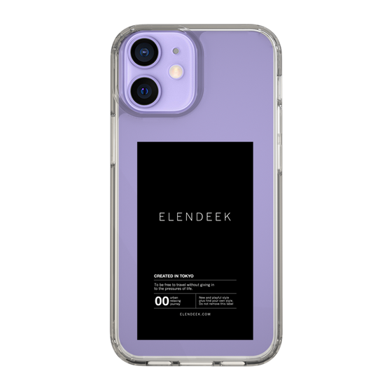 Slim Protection Case［ ELENDEEK - Logo Sticker - Black ］