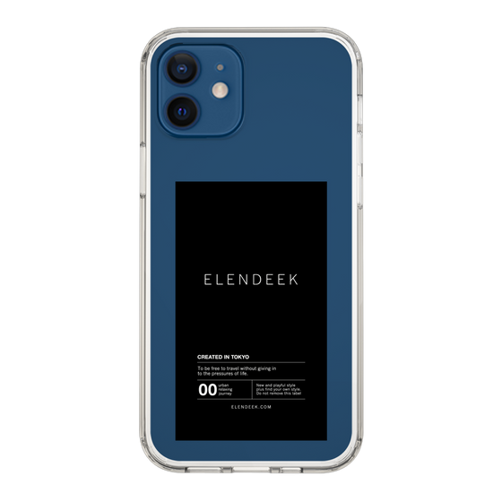 Slim Protection Case［ ELENDEEK - Logo Sticker - Black ］