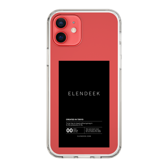Slim Protection Case［ ELENDEEK - Logo Sticker - Black ］