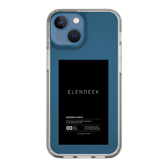 Slim Protection Case［ ELENDEEK - Logo Sticker - Black ］