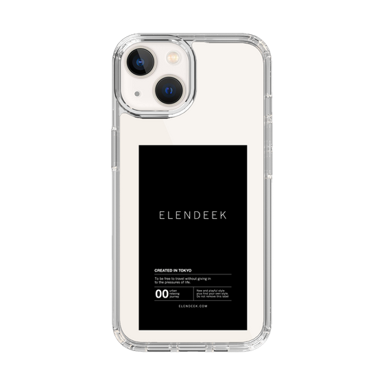 Slim Protection Case［ ELENDEEK - Logo Sticker - Black ］