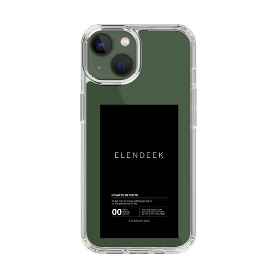 Slim Protection Case［ ELENDEEK - Logo Sticker - Black ］