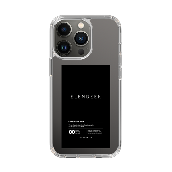 Slim Protection Case［ ELENDEEK - Logo Sticker - Black ］