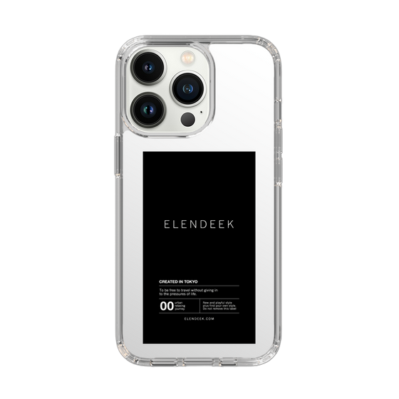 Slim Protection Case［ ELENDEEK - Logo Sticker - Black ］