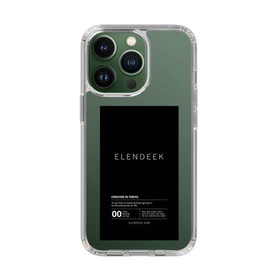 Slim Protection Case［ ELENDEEK - Logo Sticker - Black ］