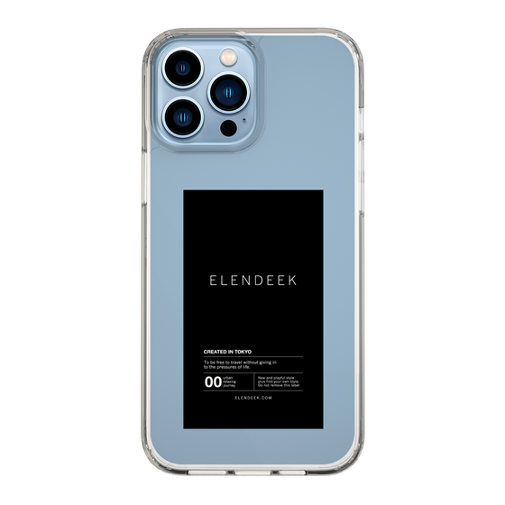 Slim Protection Case［ ELENDEEK - Logo Sticker - Black ］