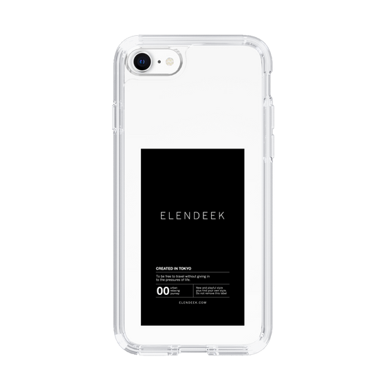 Slim Protection Case［ ELENDEEK - Logo Sticker - Black ］